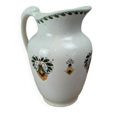 Large antique jug Villeroy & Boch 🌿 glazed earthenware with floral decoration