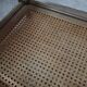 Table basse bois et cannage