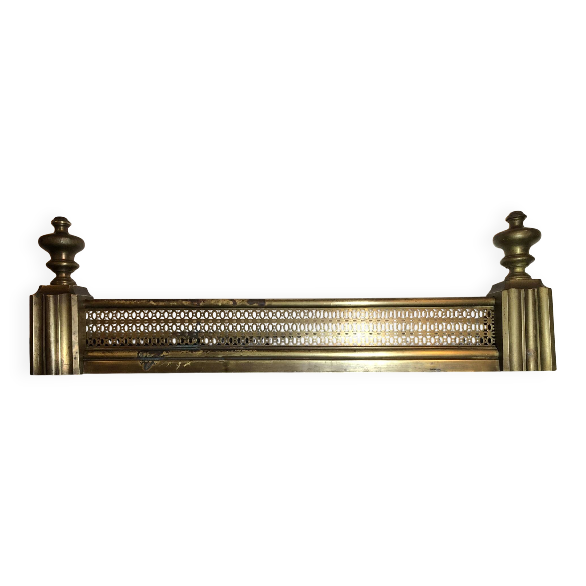 Fireplace Bar / Fire Screen / Fireplace Ornament, Antique Brass or Bronze Decor