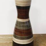 pied de lampe diabolo en céramique des Faïenceries de Charolles pour Roche Bobois