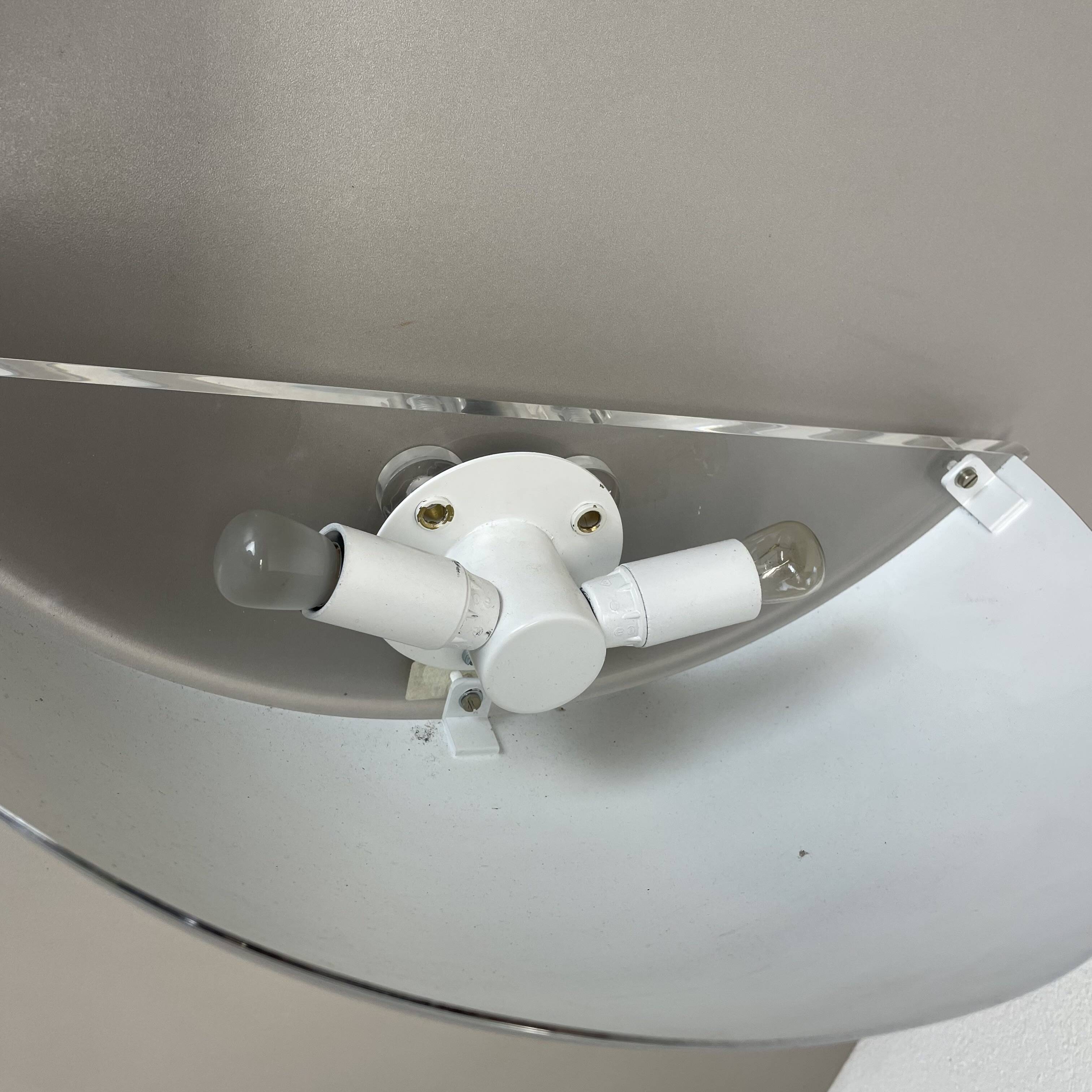 Postmodern wall light made of plexiglass in memphis style by art-line, germany, 1980s