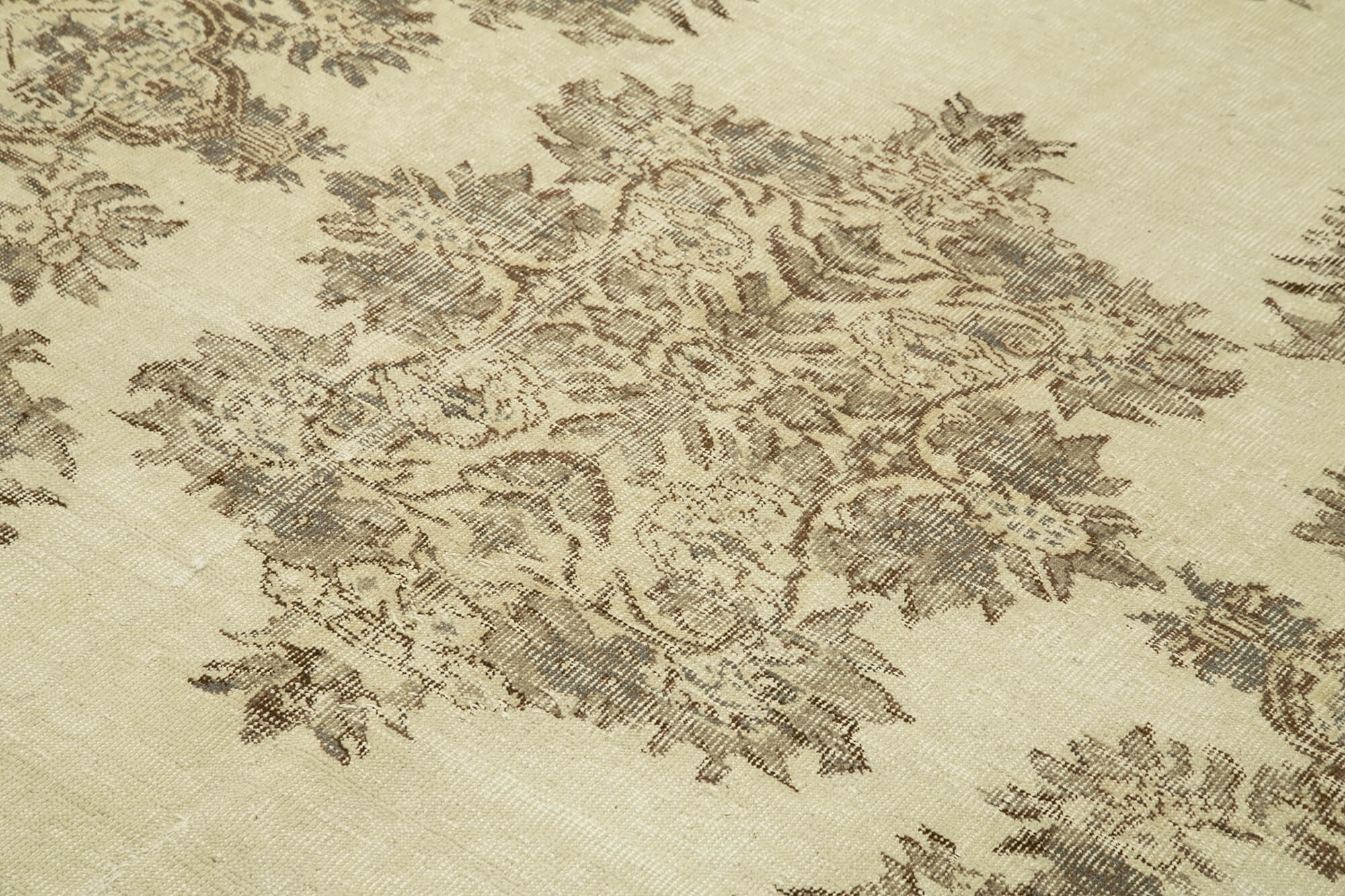 Handwoven Decorative Anatolian Beige Carpet 171 cm x 230 cm