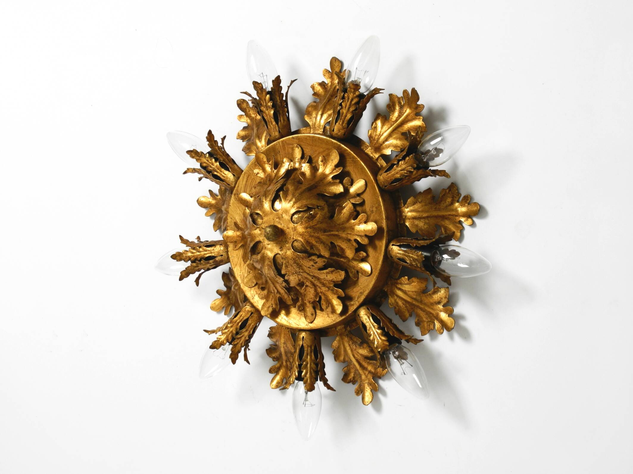 Set of three beautiful 1960s Italian ceiling or wall lamps by Banci Firenze
