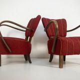 Art Deco Armchairs H-237 by Halabala, Set of 2