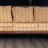 Wooden sofa and cannage