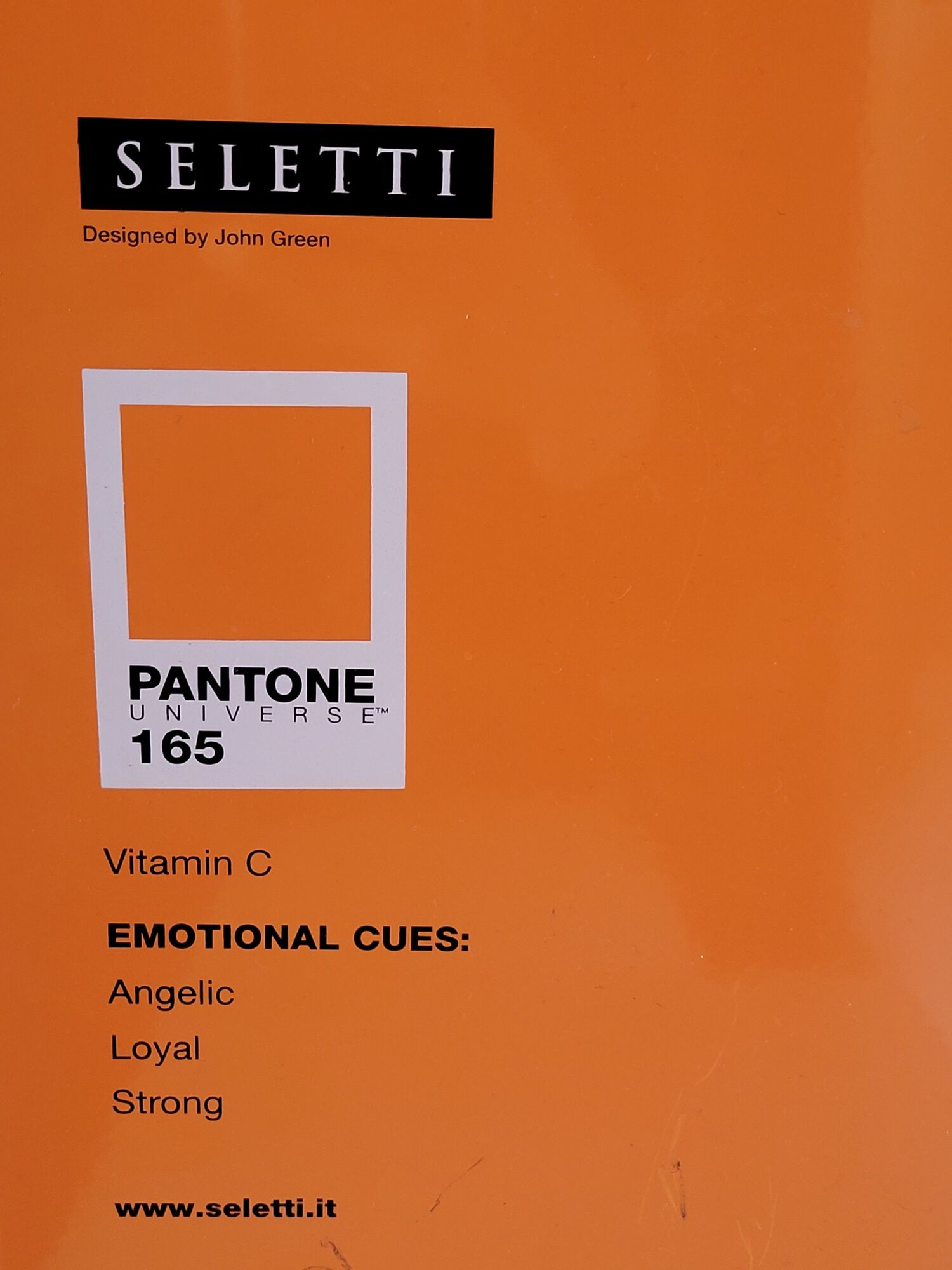 Wall magazine door design metal orange pantone wallstore 165 vitamin c