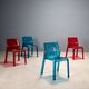 Original vintage Kartell Frilly chairs designed by Patricia Urquiola in the 2000s