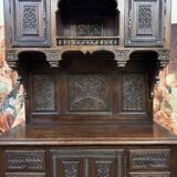 Renaissance Style Cabinet in Carved Wood circa 1850