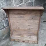 Rustic wall shelf