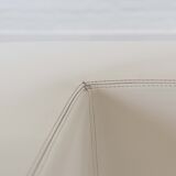 Throw Away Sofa by Willie Landels for Zanotta 1965 in white vinyl