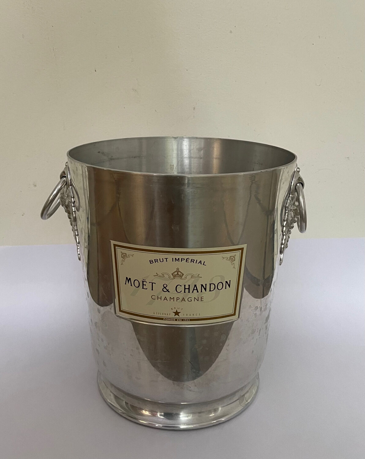 Vintage Handled Champagne Ice Bucket Moet & Chandon