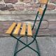 4 chaises de jardin terrasse pliantes vintage