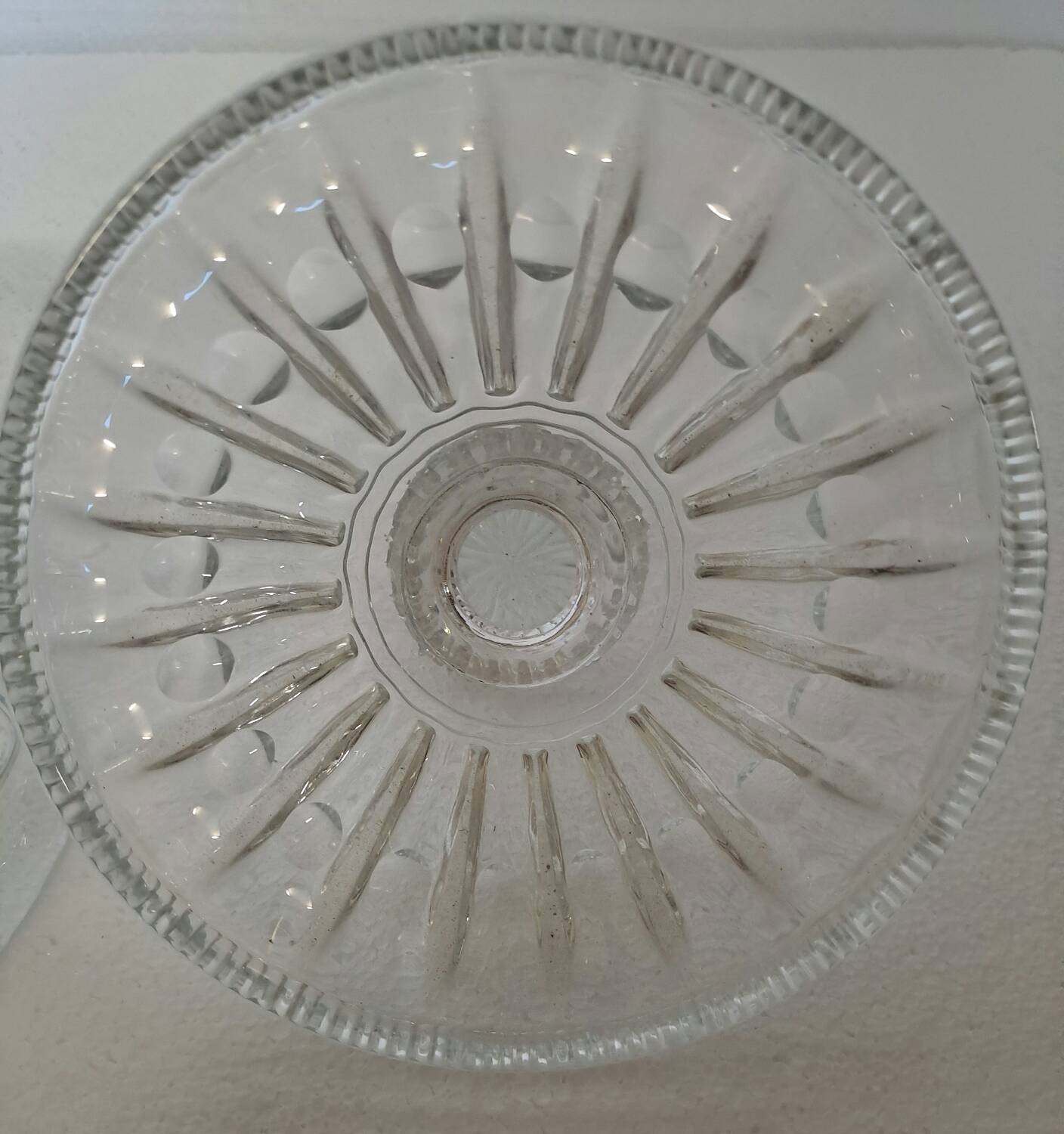 Baccarat Saint Louis 19th century crystal bezel