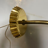 Italian Glass Brass Sconces in the Style of Stilnovo 1960’s