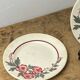 Two Digoin Sarreguemines dessert plates