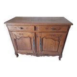 carved solid oak sideboard