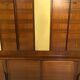 Monumental Wooden Cabinet with Parchment Panels by Gio Ponti, Italy