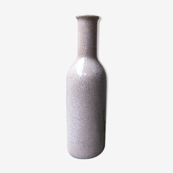 Enamelled sandstone vase