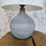 Lampe vintage en céramique forme boule