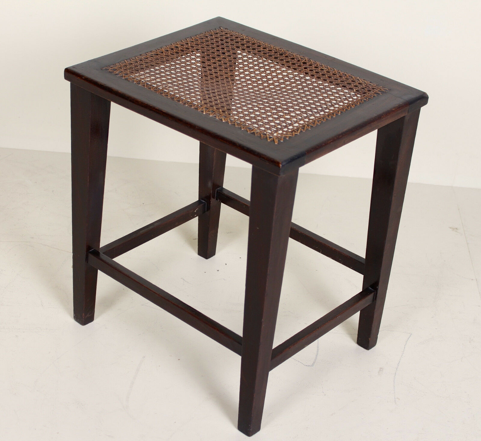 Stool antique vintage mahogany rustic