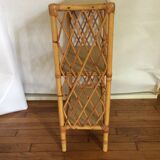Vintage rattan shelf
