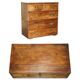 Military campaign chest in mahogany circa 1880