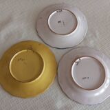 Set of 3 Vieux Moustiers plates