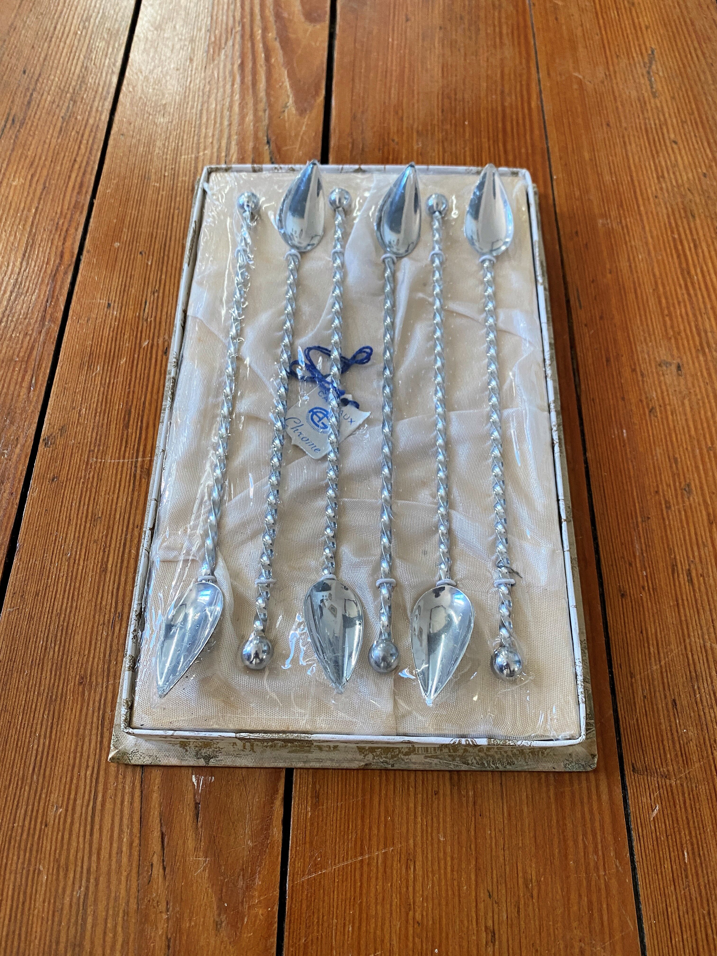 Set de 6 cuillères à cocktail