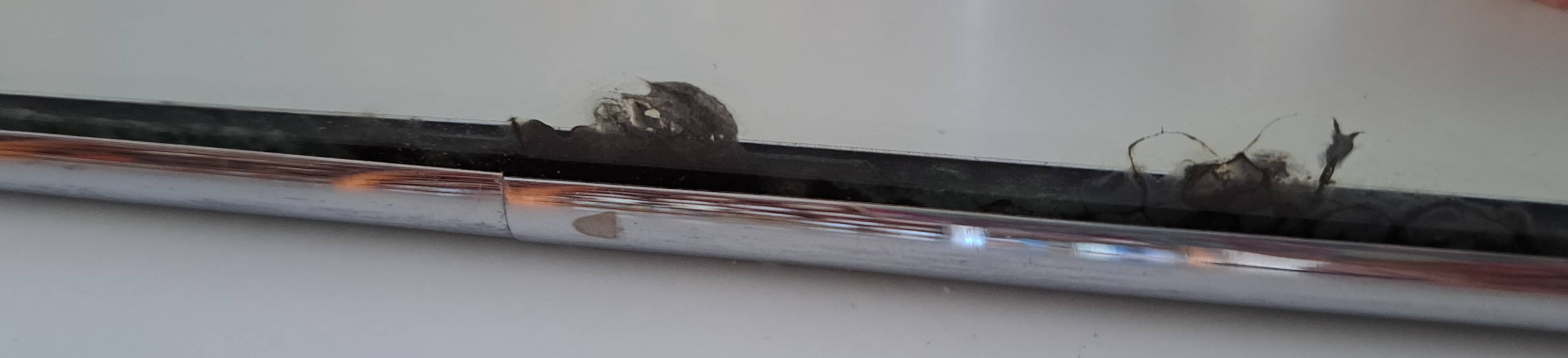 Vintage asymmetrical mirror