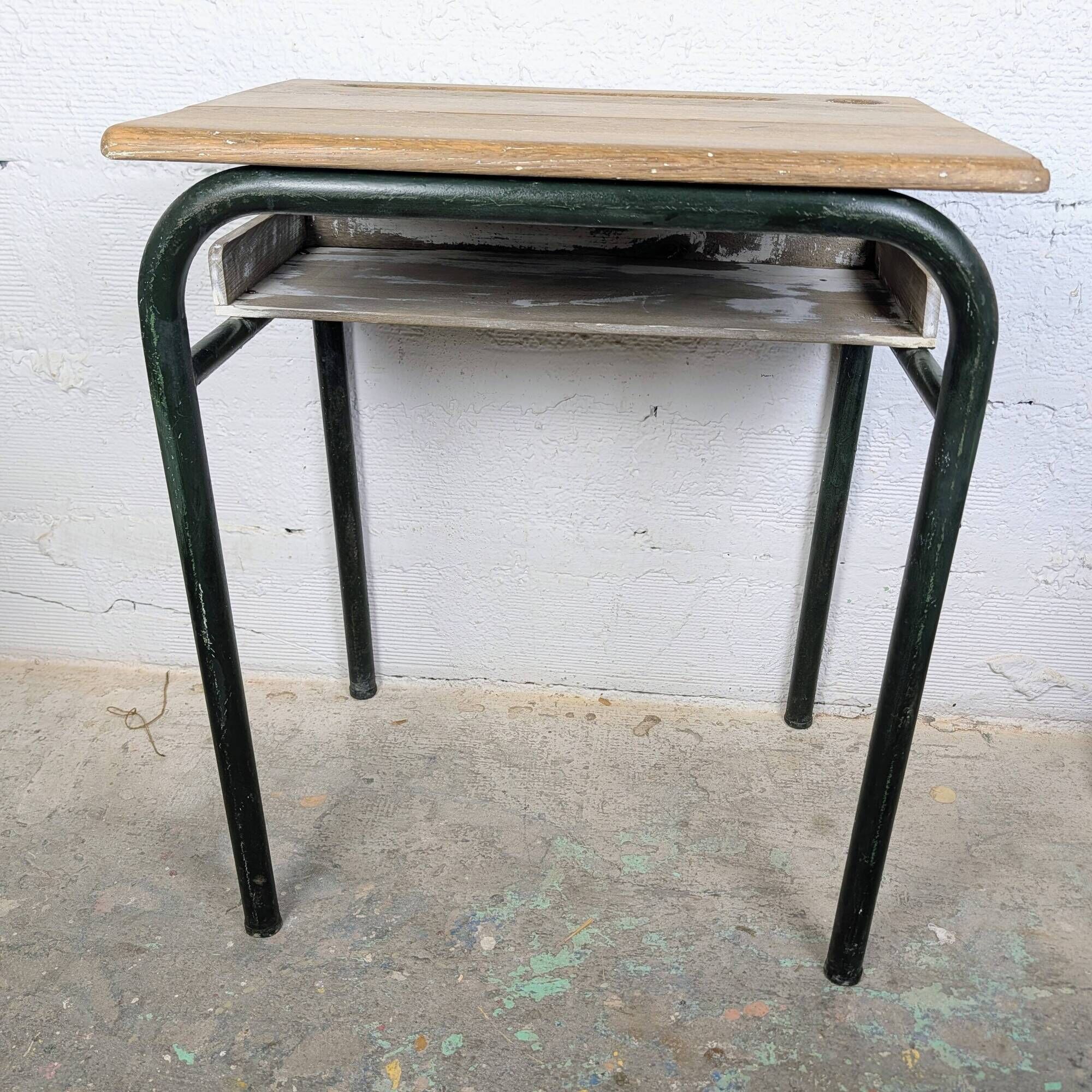 Vintage desk for a large schoolboy.