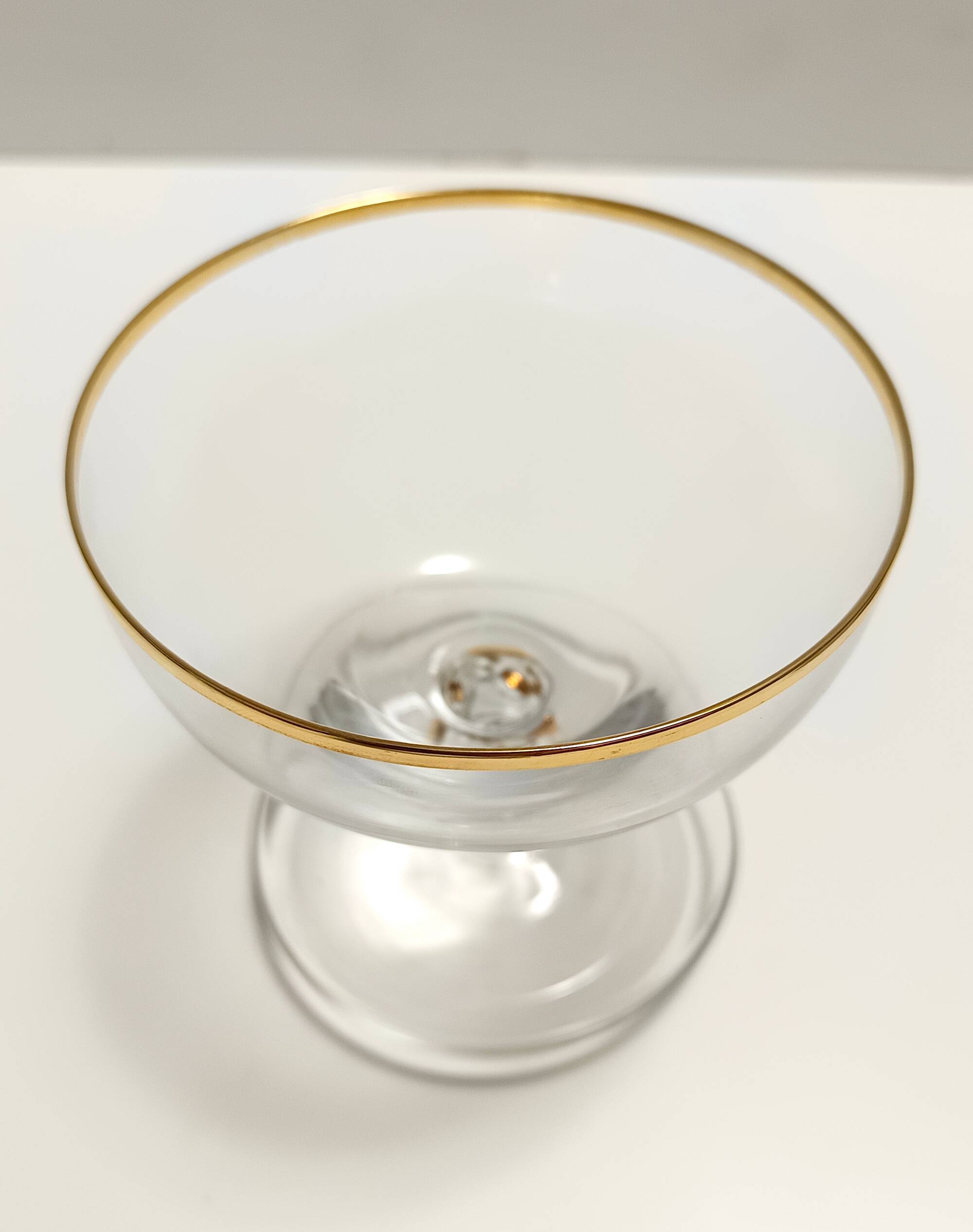 Set of Eleven Bohemian Crystal Dessert Bowls by Jozef Stanik