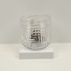 Glass wall or ceiling lamp and plastic base