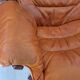 Fauteuil lounge vintage Göte Mobler 1960 pivotant et inclinable