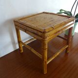 Bamboo stool 1960 vintage
