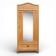 Parisian Art Deco wardrobe with bevelled mirror, 1920.
