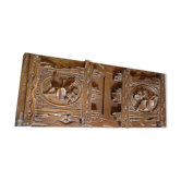 Ancien serre livre extensible forêt noire décor floral