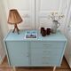 Vintage sideboard revisited in Almond Sarah Lavoine collection (Resources)