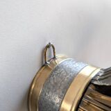 70's Brutalist Brass Wall/Ceiling Light