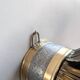 70's Brutalist Brass Wall/Ceiling Light