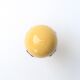 Metal hook, yellow wood ball, 50s