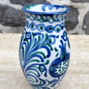 Vase en céramique espagnole Fajalauza, années 1970