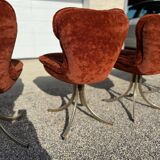 Set of 4  swivel chairs 1970