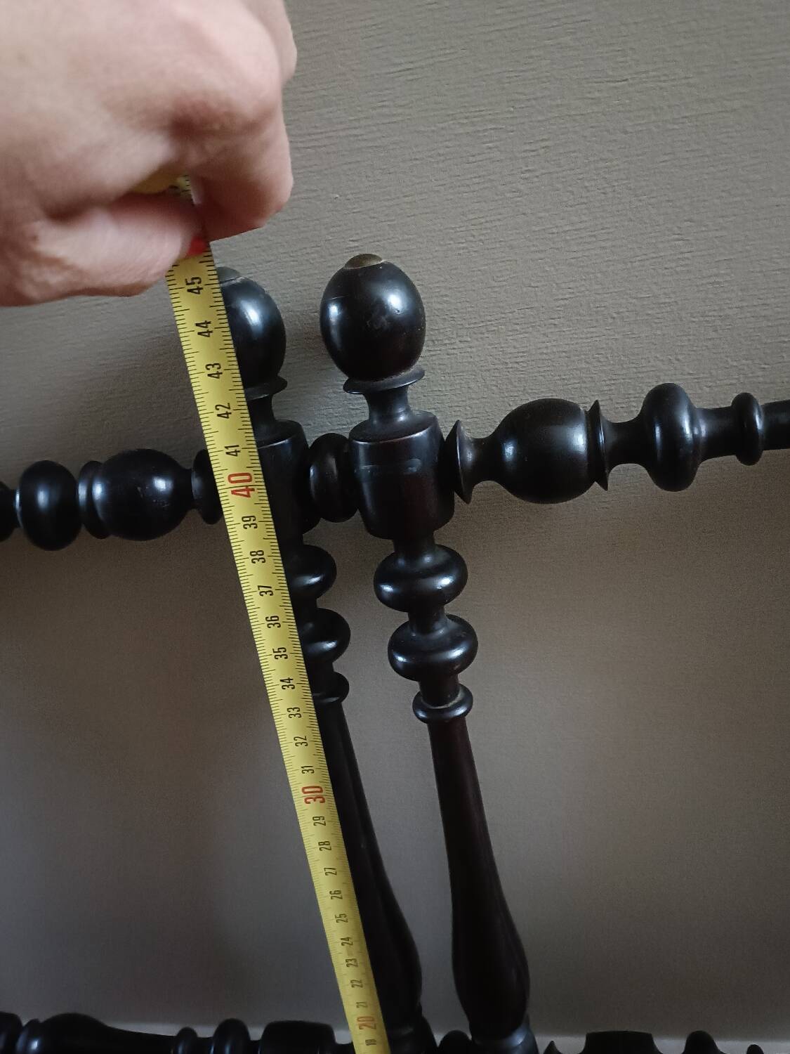 Napoleon III style wall-mounted coat rack