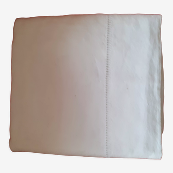 Linen pillowcase, handmade days at the 2 extremites