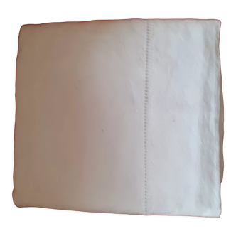 Linen pillowcase, handmade days at the 2 extremites