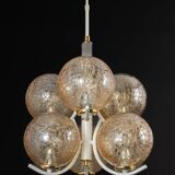 Six-armed chandelier by Richard Essig, Germany, 1960s.