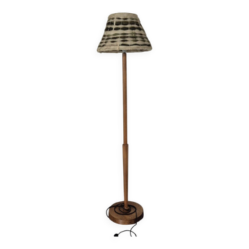 1960s wooden floor lamp