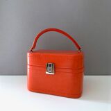 Vintage beauty case orange, 70's