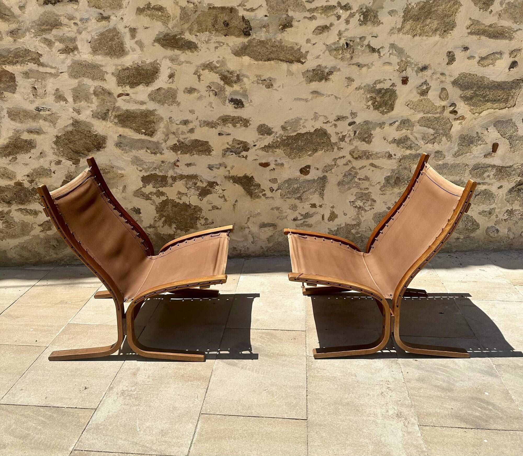 Paire de fauteuils Siesta – Ingmar Relling pour Westnofa, années 1960-70
