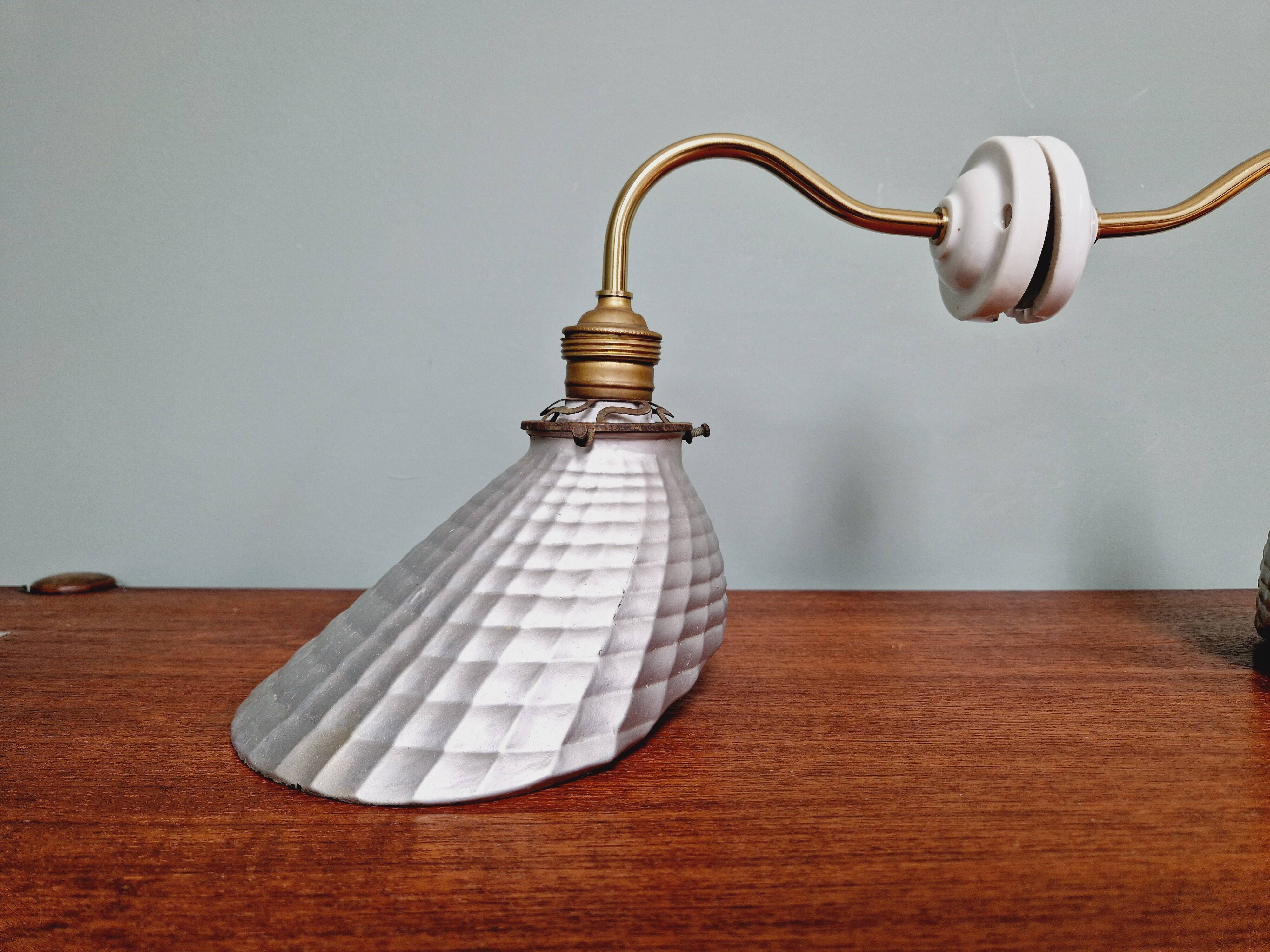 Pair of mercurized glass wall sconces, Maison Malabert, 1930s